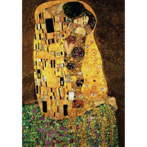 Wandkleed - Gustav Klimt - The Kiss - 90x140 cm
