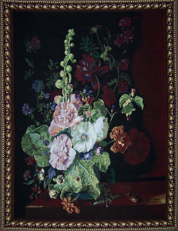 Wandkleed – Flowers in Vase – 139 cm x 101 cm – Jan van Huysum