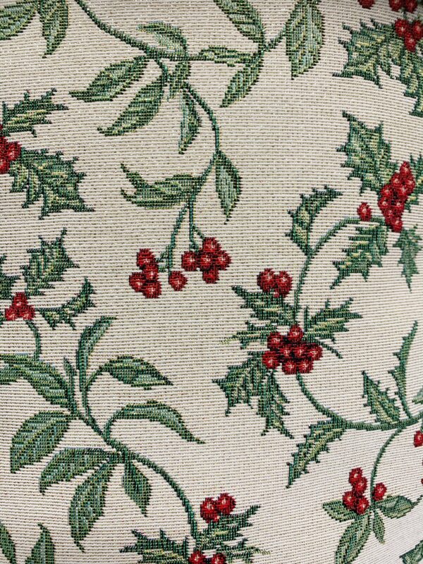 Placemat - Luxe Gobelinstof - Kerst - Berries all over - Hulst - 35 x 45 cm